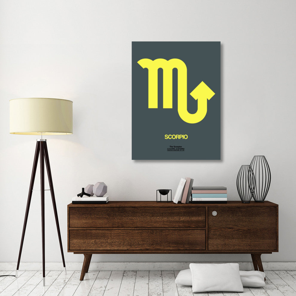 "Scorpio Zodiac Sign Yellow" Fine Art Print