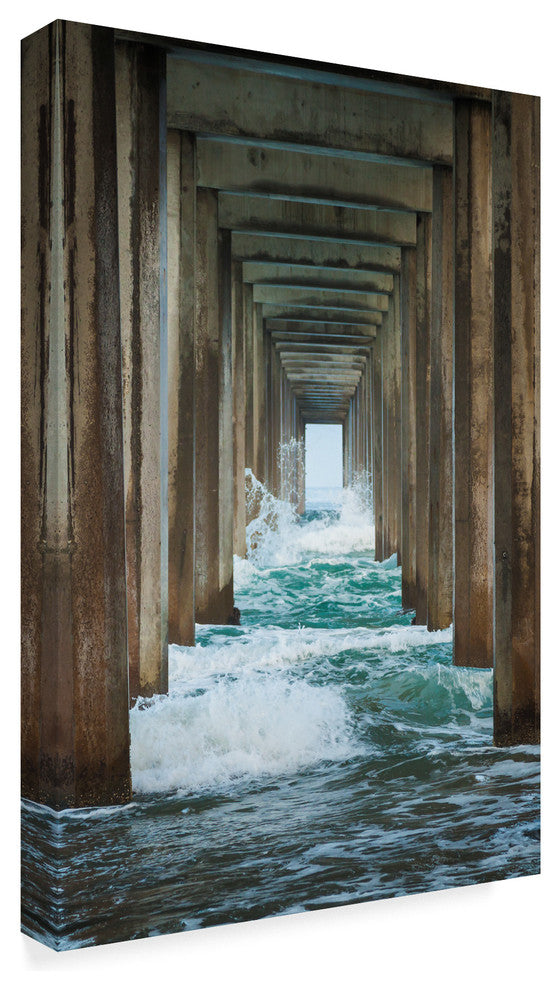 Chris Moyer 'Scripps Splash' Canvas Art, 16"x24"