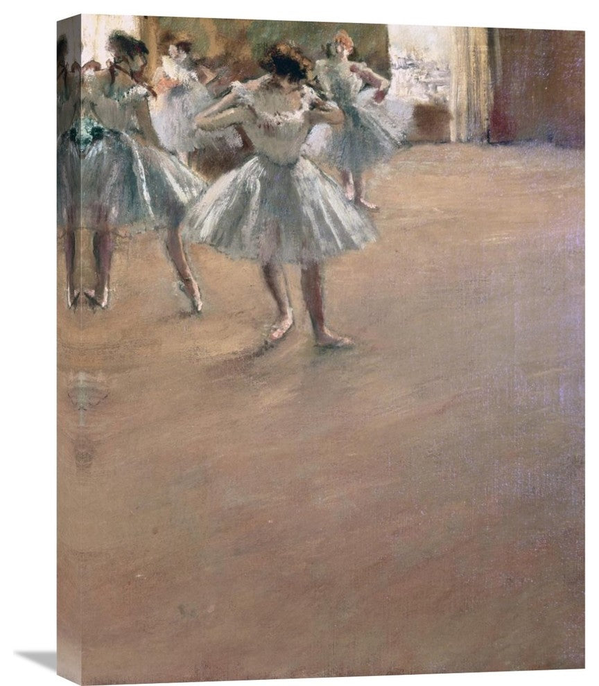 "Danseuses Montant Un Escalier (right)" Canvas Giclee by Edgar Degas, 18"x24"