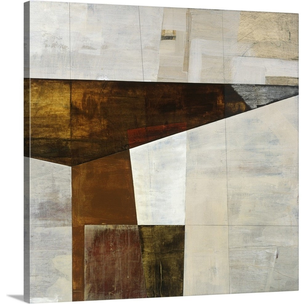 "Beam I" Wrapped Canvas Art Print, 16"x16"x1.5"