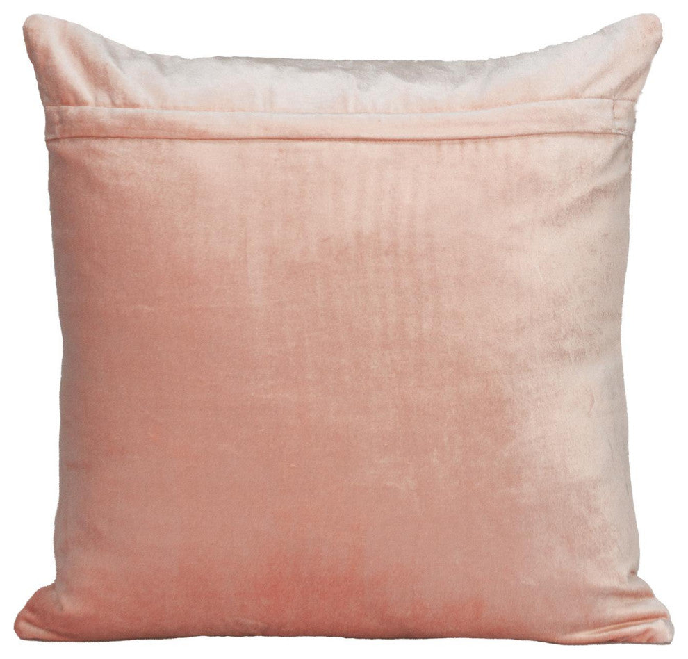 Parkland Collection Aleta Pink Throw Pillow, Square