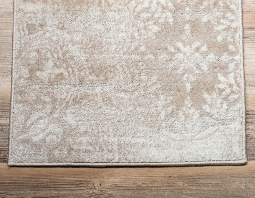 Unique Loom Beige Grand Sofia 2' 0 x 6' 7 Runner Rug