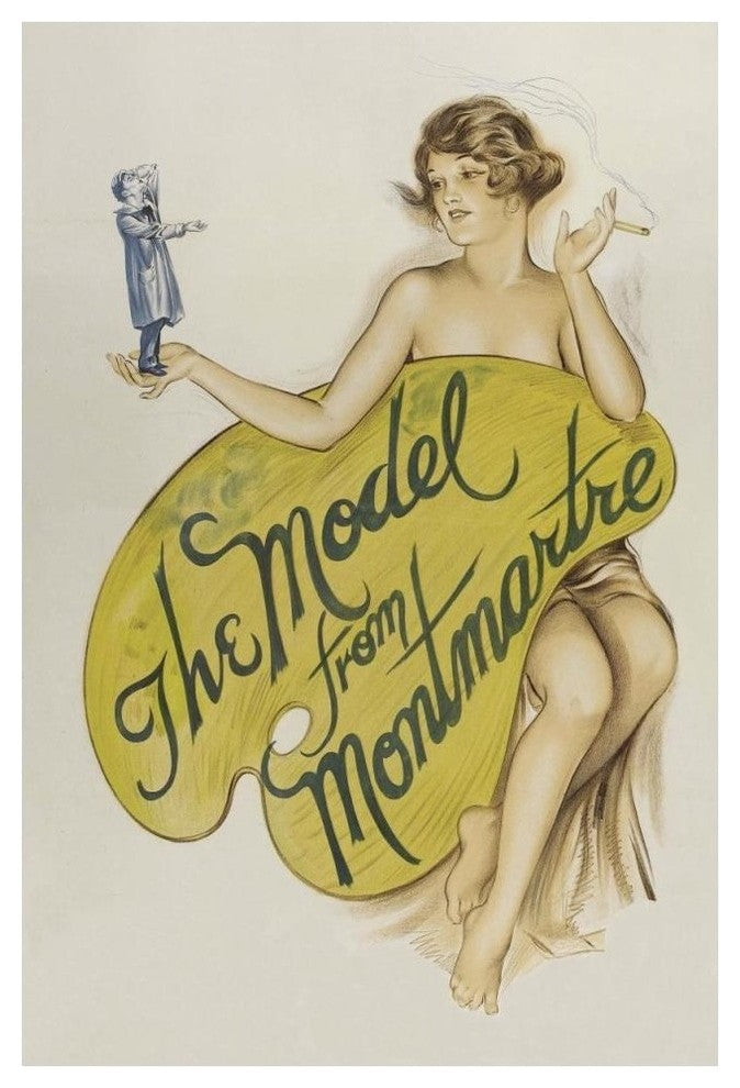 "Vintage Film Posters: Model from Montmartre" Paper Print, 26"x38"