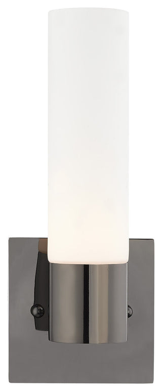 Livex Lighting 1-Light ADA Wall Sconce, Black Chrome