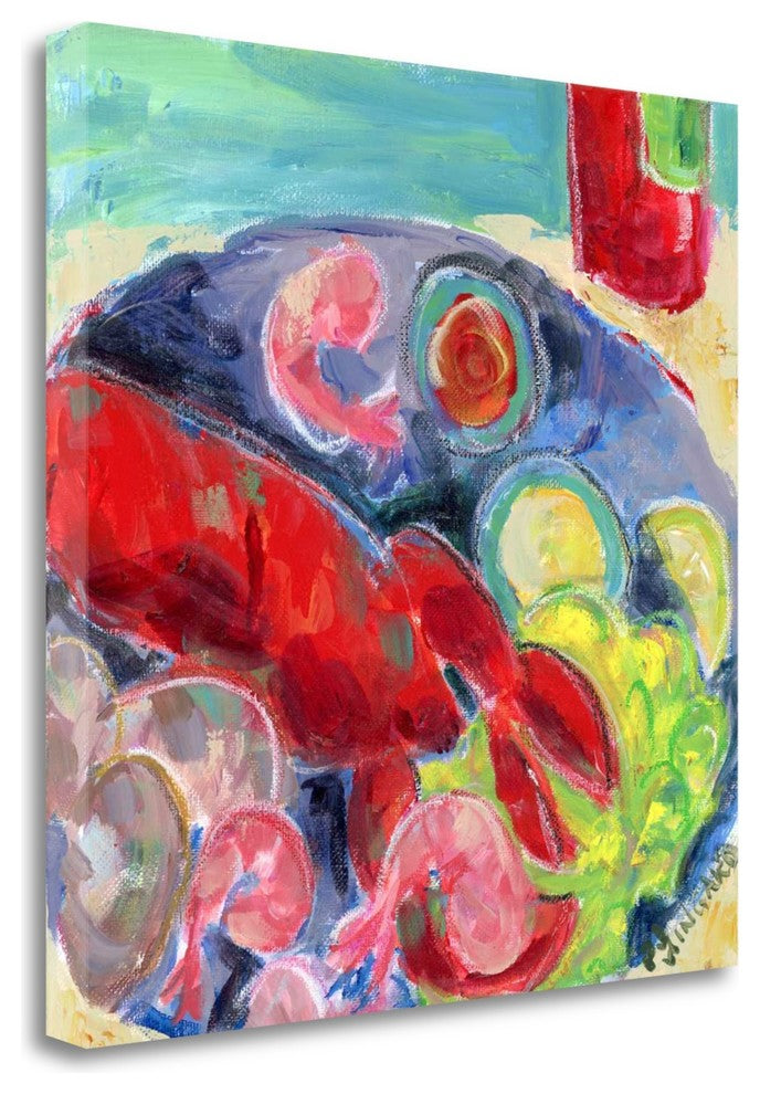 "Lunch" By Pamela J. Wingard, Giclee Print on Gallery Wrap Canvas, Ready to Hang