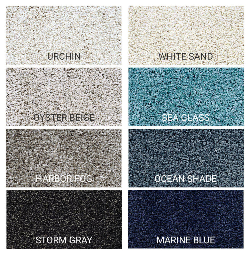 Carolina Shag Indoor Area Rug Carpet Collection, Urchin, 4x4