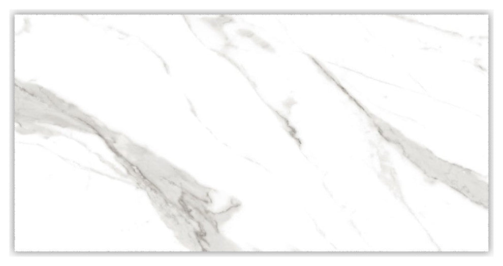 Premium Calacatta Polished 12x24 Porcelain Tile