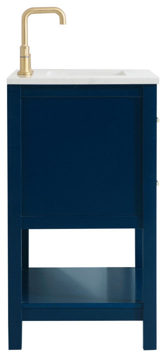Home Living 30" Single Bathroom Vanity, Blue
