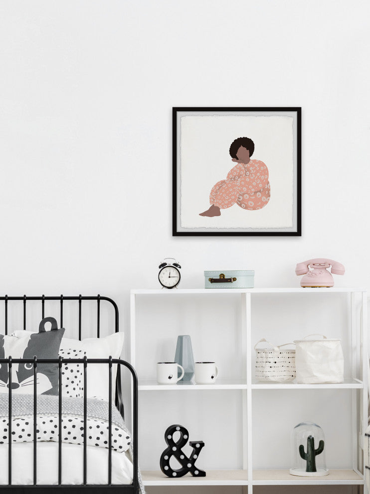 "I Just Found Myself" Framed Painting Print, 12x12