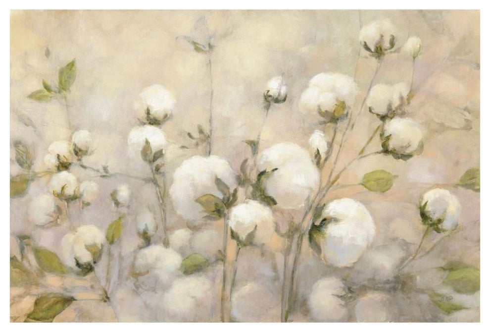 "Cotton Field" Digital Paper Print by Julia Purinton, 26"x18"