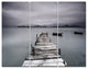 Pier and Boats at Seashore, Bridge Triptych Canvas Art Print, 36x28, 3 Panels