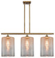 Innovations Lighting 516-3I-10-36-L Cobbleskill Linear - Brushed Brass /