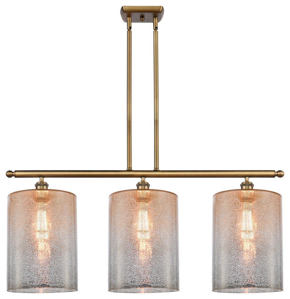 Innovations Lighting 516-3I-10-36-L Cobbleskill Linear - Brushed Brass /