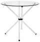 Restaurant Tables and Chairs, "Effuse" Glass Dining Table