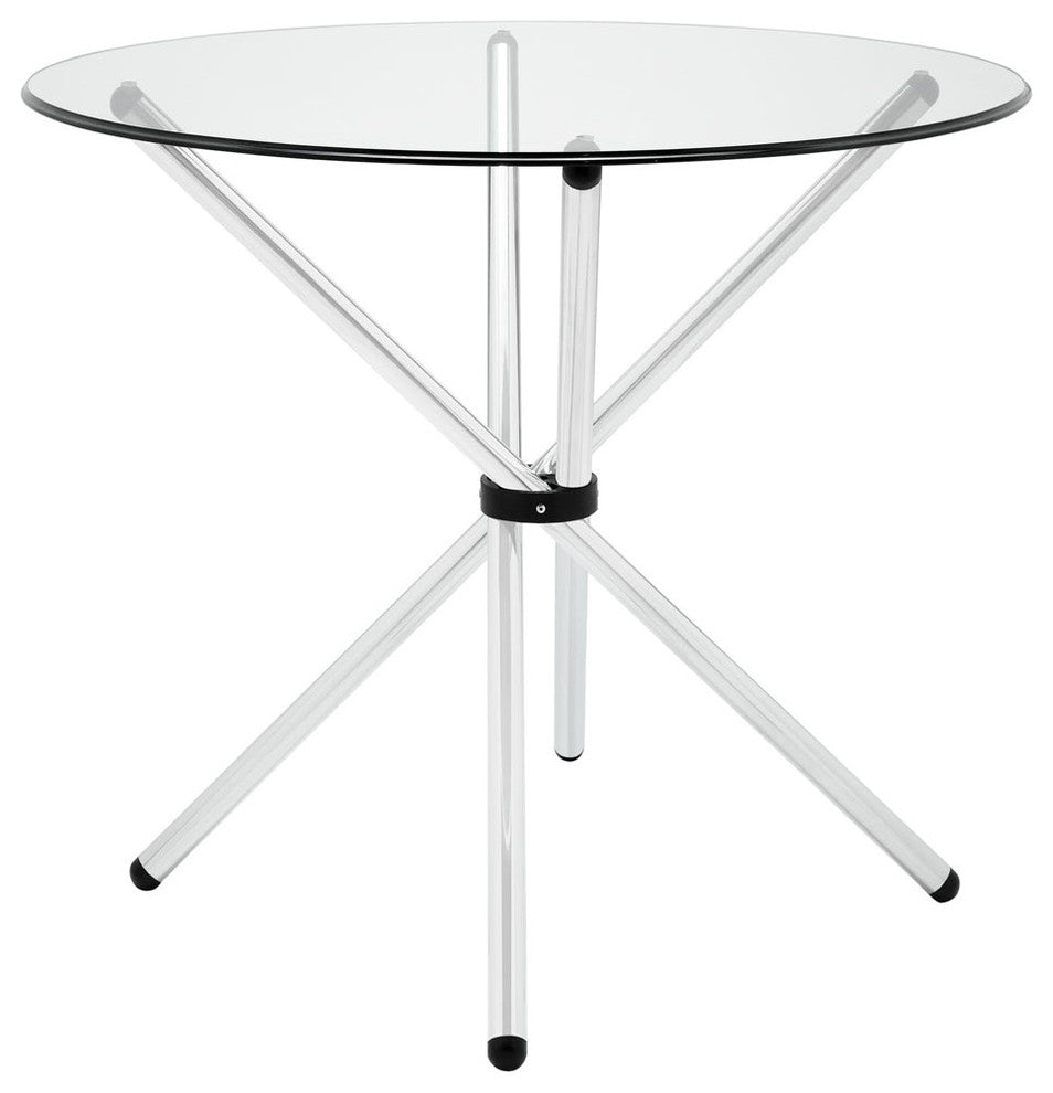 Restaurant Tables and Chairs, "Effuse" Glass Dining Table