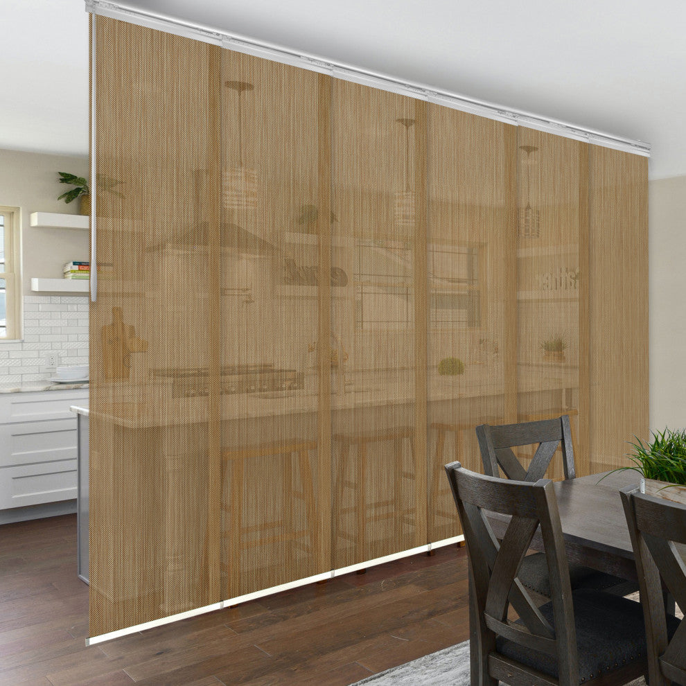 Anders 6-Panel Track Extendable Vertical Blinds 98-130"W