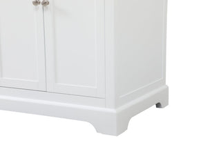 Home Living 22" Farmhouse White-Light Bathroom Vanity
