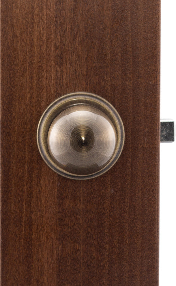 Passage Knob, Antique Brass