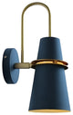 Kandersteg | Wall Lamp in the Shape of Truncated Cone, Blue