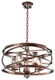 Eternity 24x19in 5 Lt Modern Large Pendants by Kalco