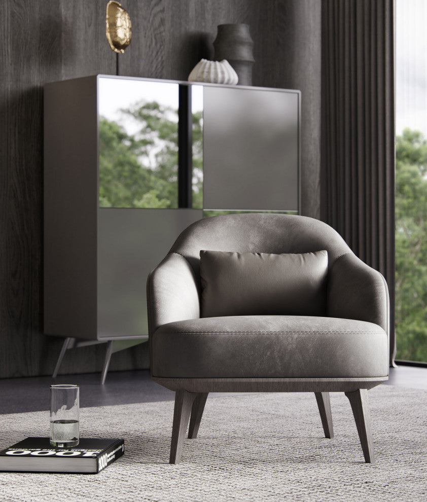 Cliff Lounge Chair, Muse Velvet