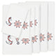 Linum Home Textiles Easton Embellished, White, Embellished Towel, 8-Piece Set
