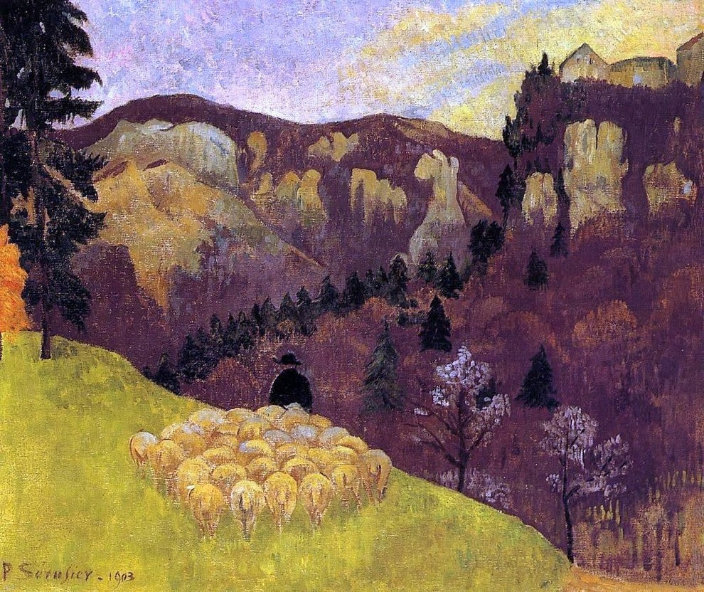 Paul Serusier The Flock in the Black Forest, 20"x25" Gallery Wrapped Canvas
