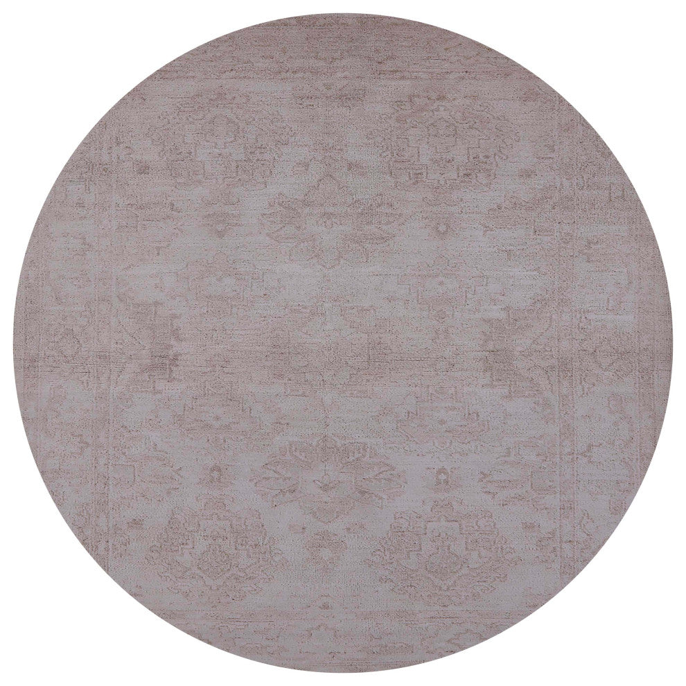 Ahgly Company Indoor Round Mid-Century Modern Area Rugs, 6' Round