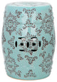 Safavieh Medallion Garden Stool, Robins Egg Blue