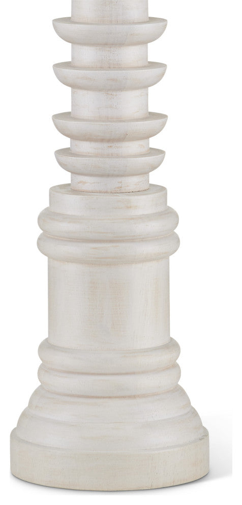 Malayan White Table Lamp