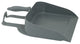 Superio Heavy-Duty Durable Plastic Step Dustpan for Indoor and Outdoor Use Grey.