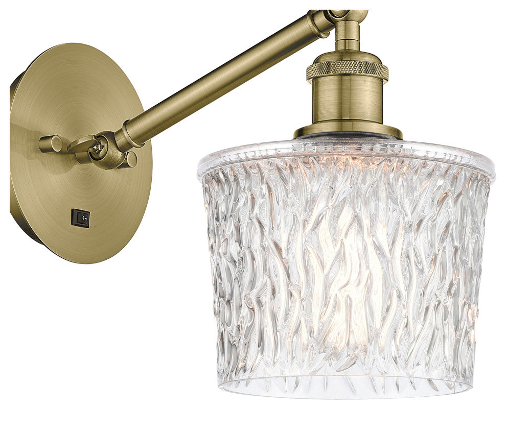Innovations 317-1W-AC-G461-6-LED 1-Light Sconce, Antique Copper