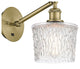 Innovations 317-1W-AC-G461-6-LED 1-Light Sconce, Antique Copper