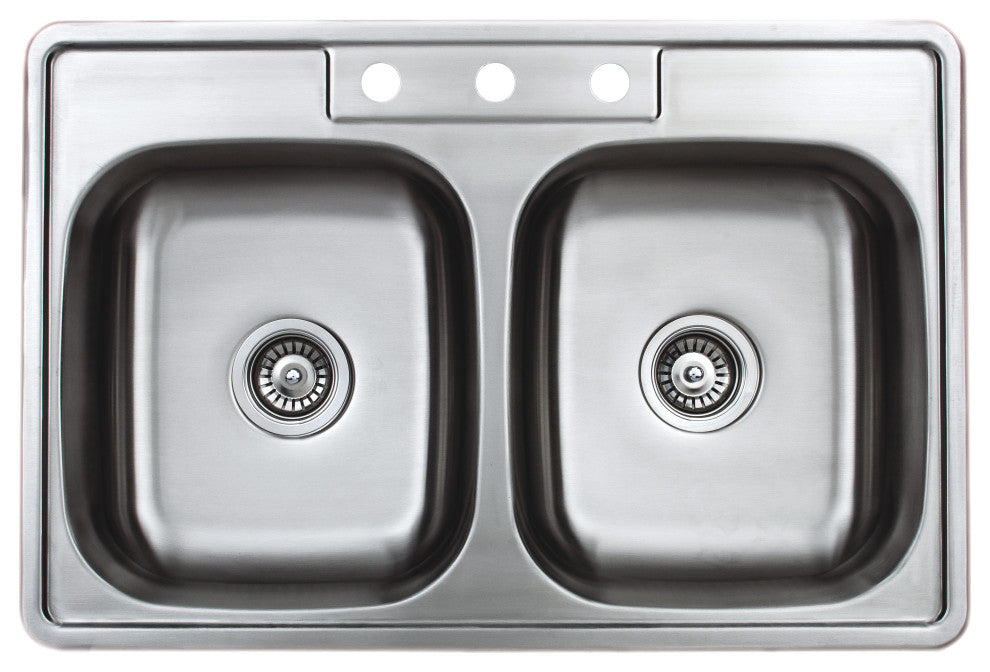 Wells Sinkware ADA Topmount Double Sink Pack, Sink Package