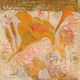 "Orange and Bronze" Painting Print on Wrapped Canvas