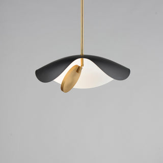 ET2 E24964 Carmen 16"W LED Pendant - Black / Gold