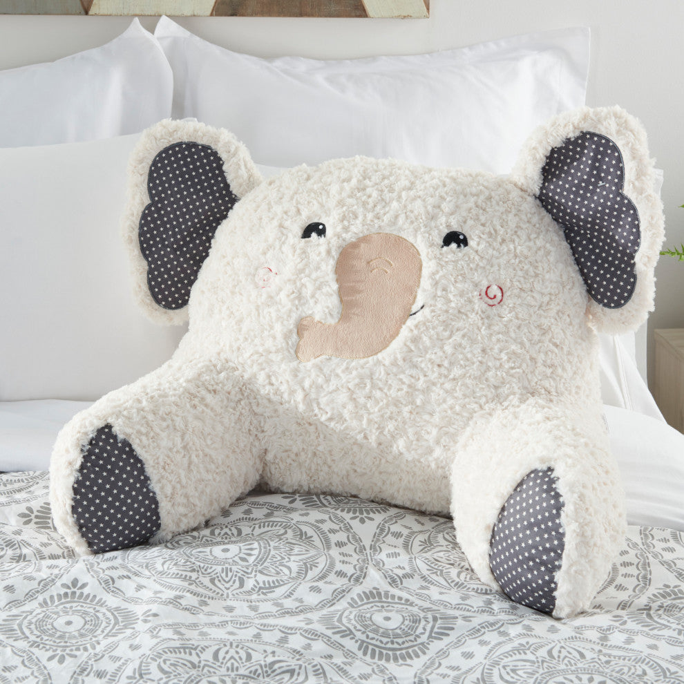 Mina Victory N2273 Plush Animal, IVORY, 21" X 16"