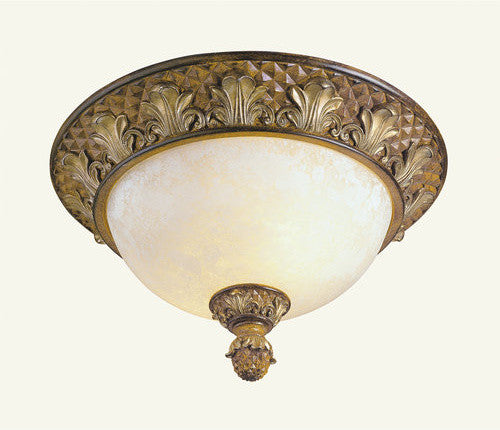 Savannah Ceiling Mount, Venetian Patina