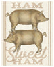 "Ham Sweet Ham" Digital Paper Print by Sue Schlabach, 18"x22"