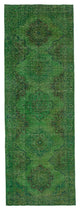 Rug N Carpet - Hand-knotted Oriental 4' 4" x 12' 8" Decorative Runner Rug