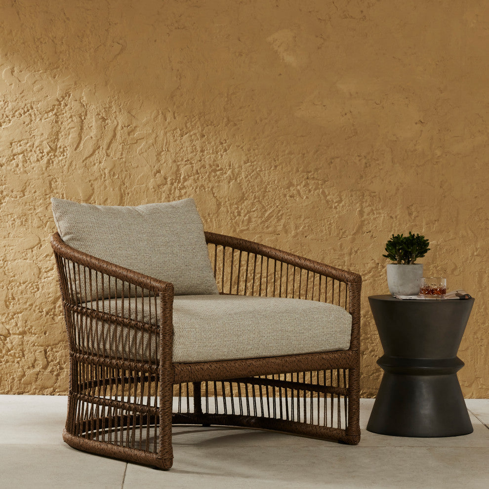 Montecito Outdoor Chair-Faux Dark