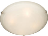 Maxim Lighting Malibu 3-Light Flush Mount Satin Nickel - 2681MRSN