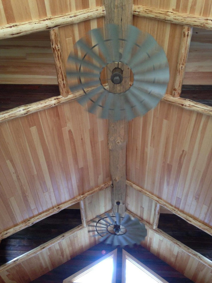 Windmill Ceiling Fan, 60", Weathered Rust