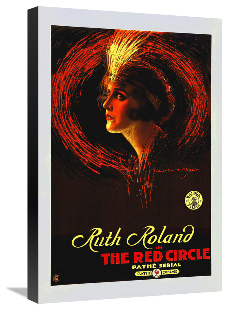 "The Red Circle" Stretched Canvas Giclee by Hollywood Photo Archive, 16"x24"