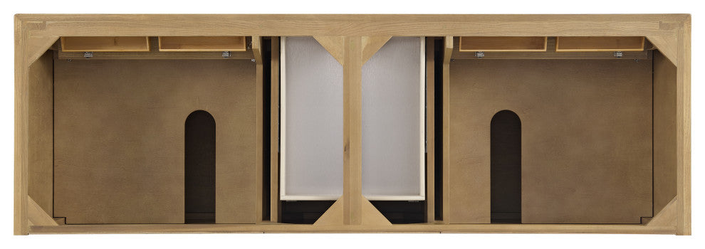 Lorelai 72" Double Vanity, Light Natural Oak