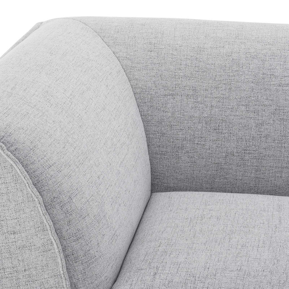 Comprise Corner Sectional Sofa Chair Light Gray