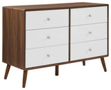 Transmit 47" Dresser, Walnut White