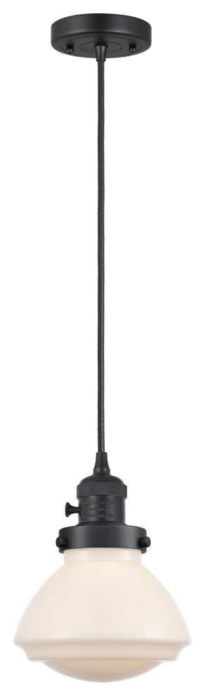 INNOVATIONS 201CSW-BK-G321-LED 1-Light Mini Pendant Matte Black