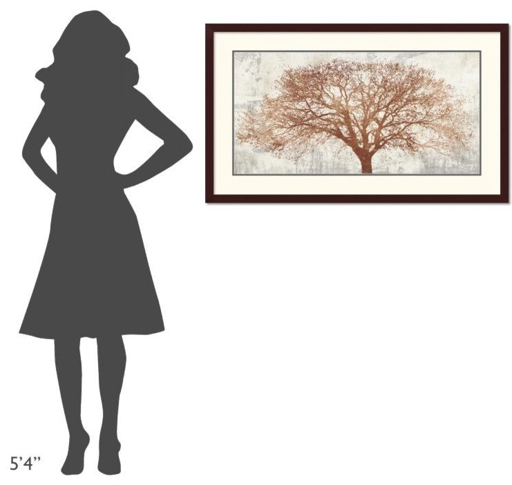 "Tree of Bronze" Framed Digital Print by Alessio Aprile, 44x26"