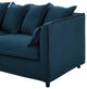 Sofa, Fabric, Navy Blue, Modern, Living Lounge Room Hotel Lobby Hospitality